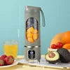 Portable Stainless Steel Blade Mini Fruit Juicer Cross-Border Multifunctional Electric Cup USB Power Source for Household Use