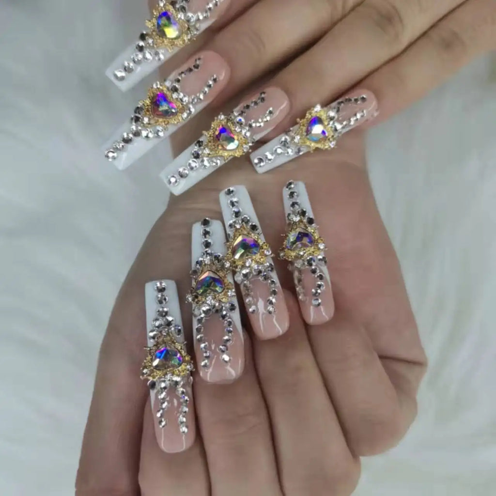 2026 Handmade New Arrival Press-On Nails False Artificial Fingernails with Design for Finger Application Includes Packaging Box