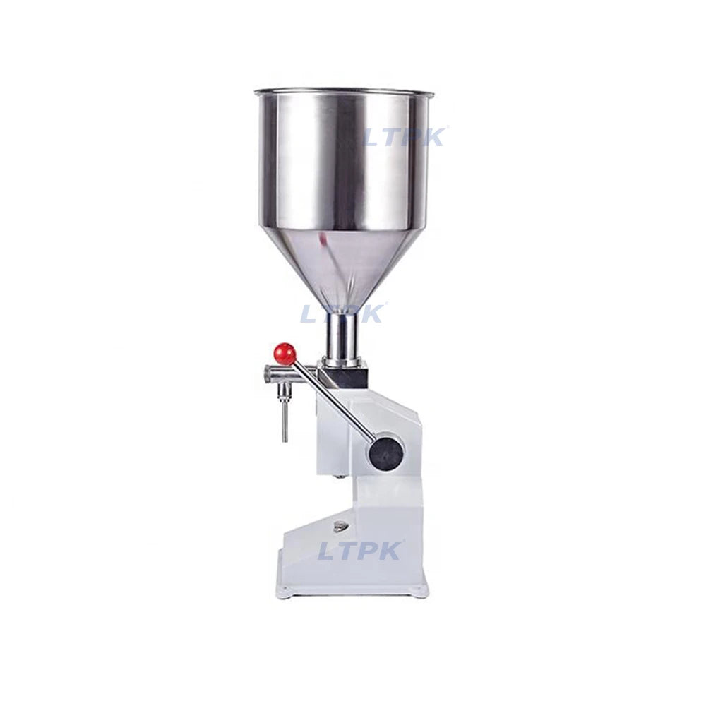 A03 50g High Quality Hot Sale Hand Pressure Manual Tomato Sauce Paste Oil Jar Water Liquid Honey Cream Perfume Filling Machine