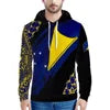 Men's Hoodies Custom Blue Polynesian Pohnpei Tribal Designer Sweater Boy Casual Oversized Hoodies Sweater