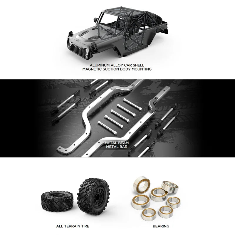 MJX H12Y 2025 Electric Remote Control RC Car with USB Charger and Cable Four-Wheel Drive Indoor-Outdoor Use