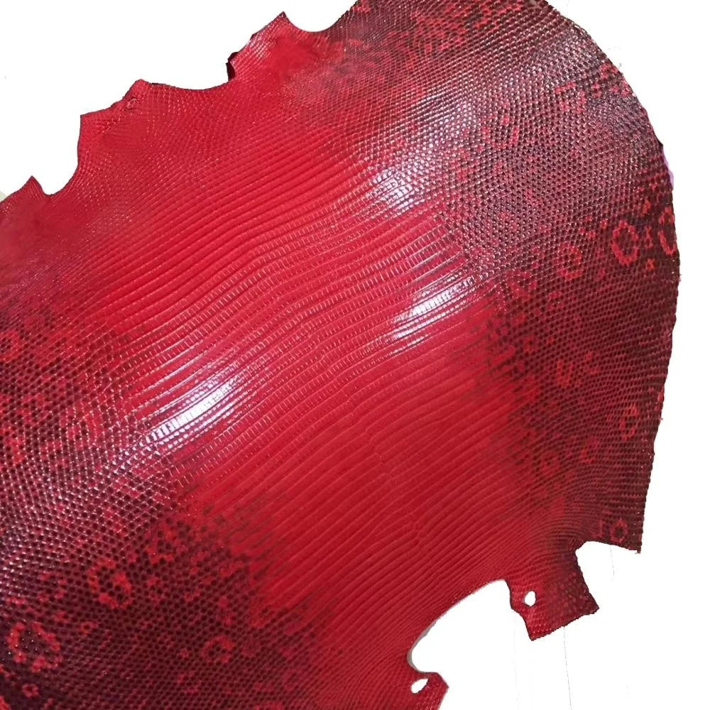 Genuine Lizard Skin Open Back Eco-Friendly Handbag for Versatile Use in Shoes Belt Furniture Dress Sofa
