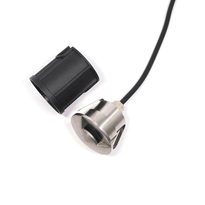 etrnLED 12V 24V Outdoor Garden Side Light Recessed Ground Spot Decking Floor Terrace Lamp Stairs Step Waterproof IP68 RGB RGBW
