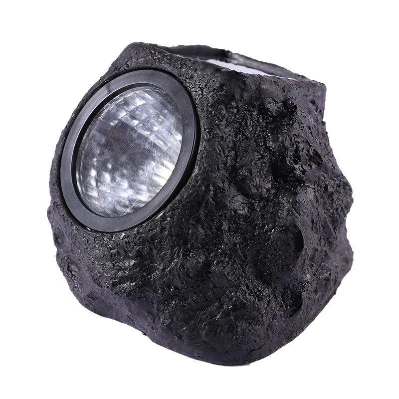 Wason Solar Rock Light Outdoor Garden Decorative Waterproof LED Solar Powered Garden Stone Light for Pathway Walkway Landscape