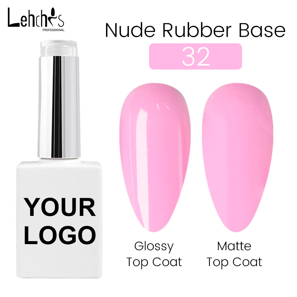 Lehchis 15ml Nude UV Gel Nail Polish Soak off French Nail Camouflage Base Halal Certified for Salon Art Use Customizable Logo