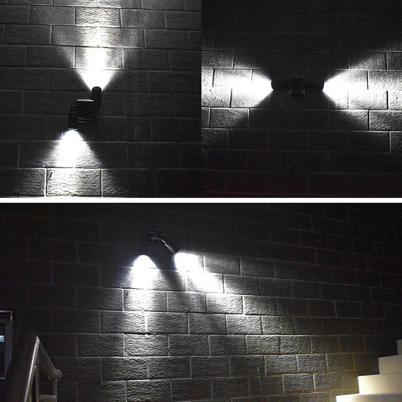 Two Adjustable Heads 180 Detection Angle 10W  COB Waterproof LED Outdoor Motion Sensor Security Flood Lights