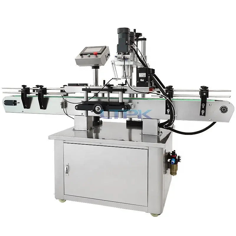 LT-SC440 Automatic Pneumatic Close PET Plastic Water Bottle Screw Plastic Perfume Jar Filling and Capping Sealing Machine