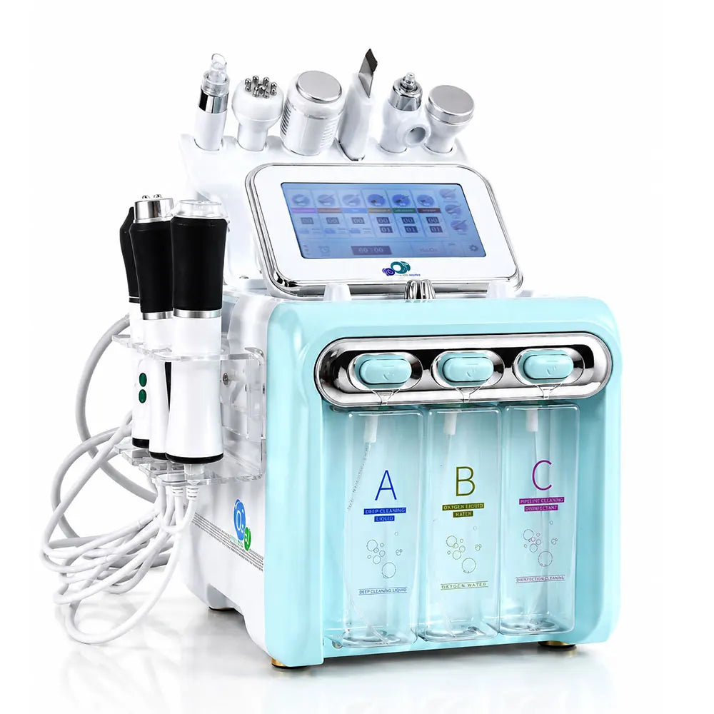 Multifunctional H2o2 Small Bubble Machine Hydra Skin Deep Cleaning Equipment Radio Frequency Face Lifting Device