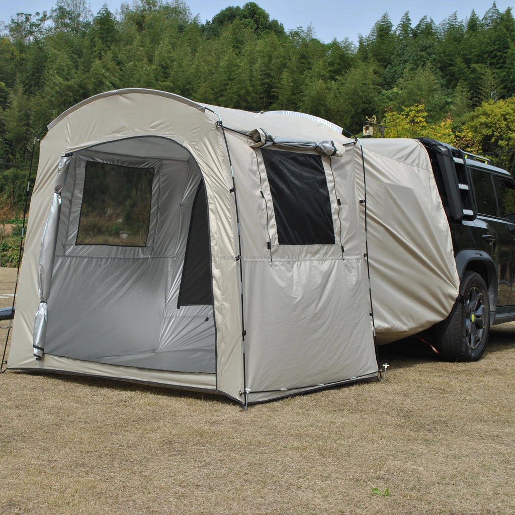 Car Rear Rest Tent Long-distance Driver's Tent 2/3 Person Car Tent, SUV Tailgate Tent, Car Hatchback Tent with Screen Window