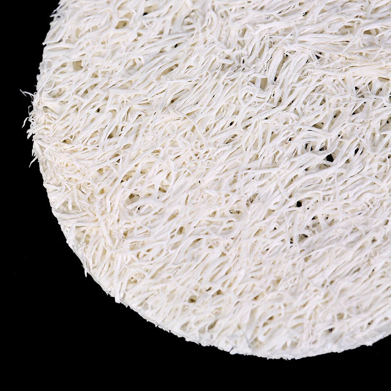 10pcs Natural Loofah Luffa Facial Complexion Skin Disc Disk Pads Exfoliator Sponge Makeup Pads Skin Care Facial Remover