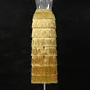 Solid Loose Spliced Tassels Minimalist Skirts for Women High Waist Patchwork Ruffles Fashion Skirt Female Clothing