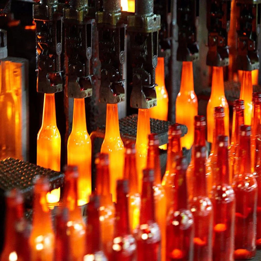 100TPD Bottle Glass Production Line 380V Container Glass Forming Machine