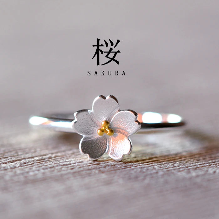 Wholesale Flower Gold Silver Plated Ring for Women Fashion Jewelry Adjustable Rings