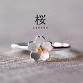 Wholesale Flower Gold Silver Plated Ring for Women Fashion Jewelry Adjustable Rings