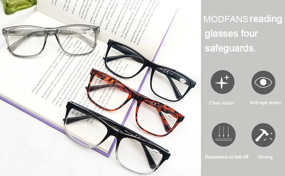 Oversized Reading Glasses Men Big Head Readers Women XL Eyeglasses Wide Square Large Read Glasses With Spring Hinge Clear Vision