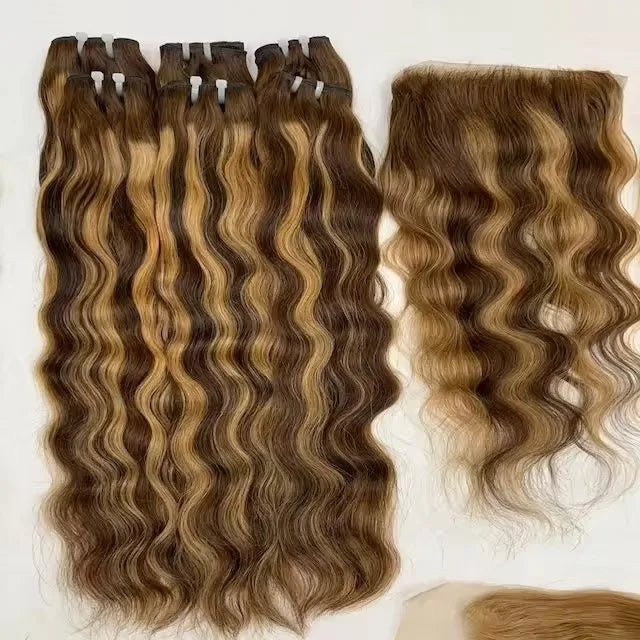 24-Inch Thick-End Human Hair Weaving Extensions,HairX