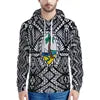 Men's Hoodies Custom Blue Polynesian Pohnpei Tribal Designer Sweater Boy Casual Oversized Hoodies Sweater