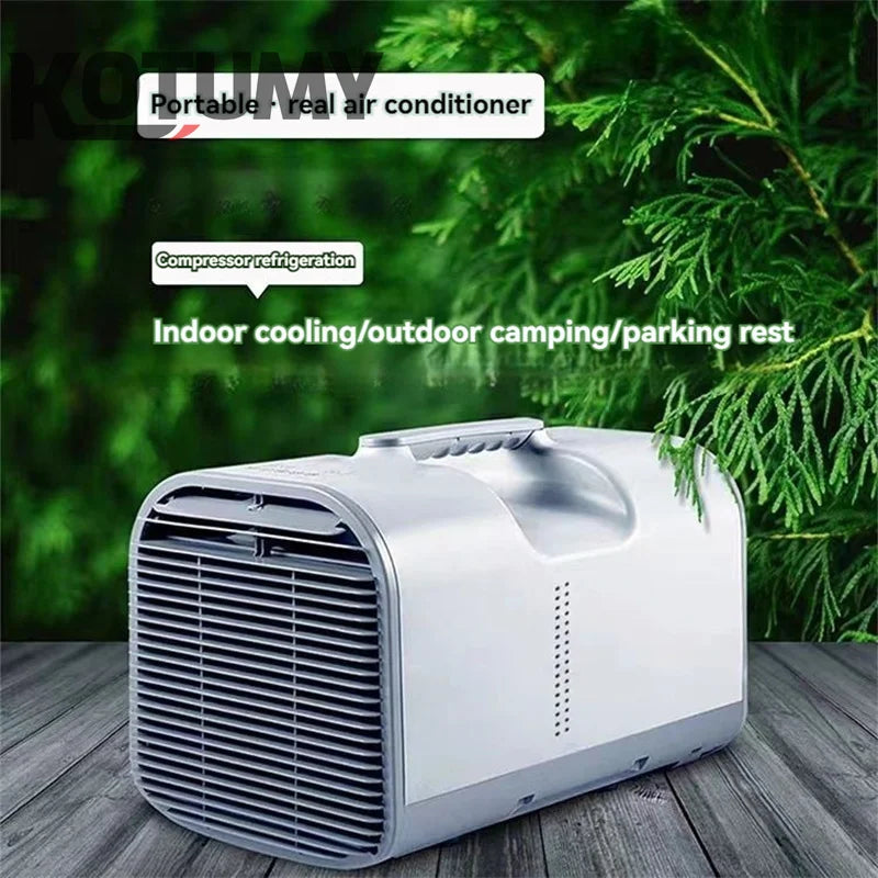110v/220v/24v/12v Portable Air Conditioning Compressor Outdoor Camping Air Conditioner for Home, Caravan,Truck,Camper, Car