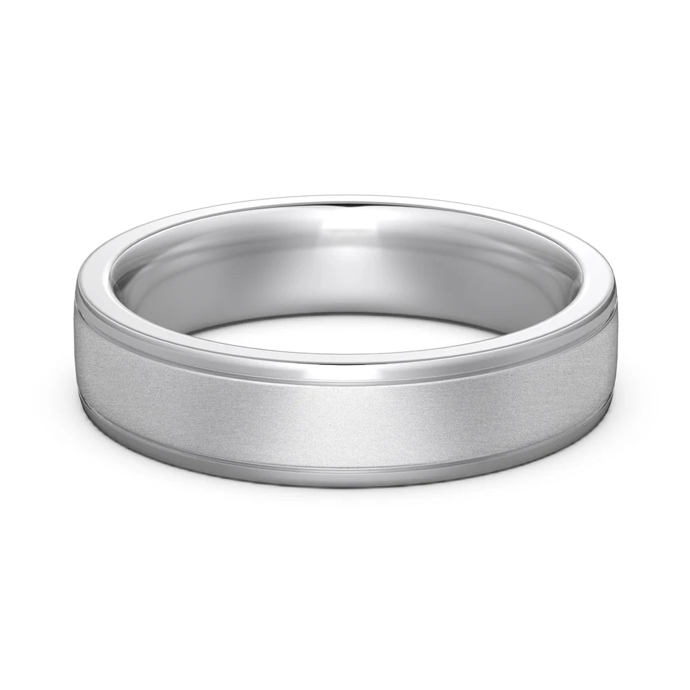 Dylam Minimalist Trendy S925 Silver Cz Cubic Zircon Couple Rings Set Wedding Proposal Ring for Men and Women Pair Jewelry Gift
