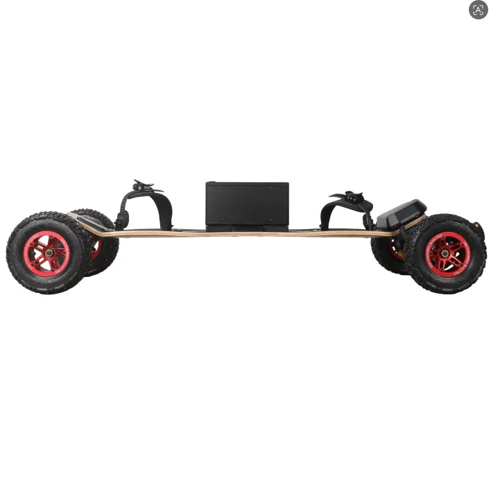 JIESEN Maple Custom-Size Off-Road 4-Wheel Skateboard with Anti-Slip Deck 130kg Load Capacity for Sand  &Beach Land boarding