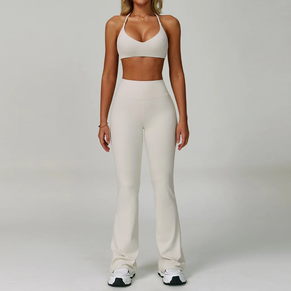 New Arrival Fashion High Stretchy Seamless Yoga 5 Pieces Set With Jacket Fitness Workout Clothes for Sports Women