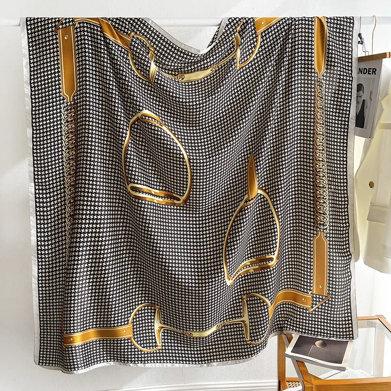 Wholesale High Quality Hot Women Square Scarf Shawls Designer Large Printed Muslim Scarves With 24 Available Patterns