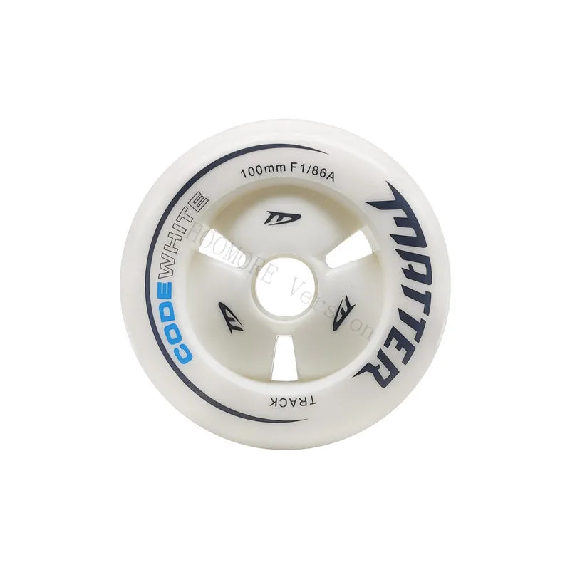 CODE White Matter G13 Marathon Speed Inline Skates Wheel 90mm 100mm 110mm High elastic Matter Gi3 Race Skating Wheels F1 86A 6/8