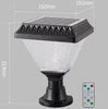 Outdoor Solar Pillar Light Gate Aluminium IP65 Waterproof Garden Solar Fence Light
