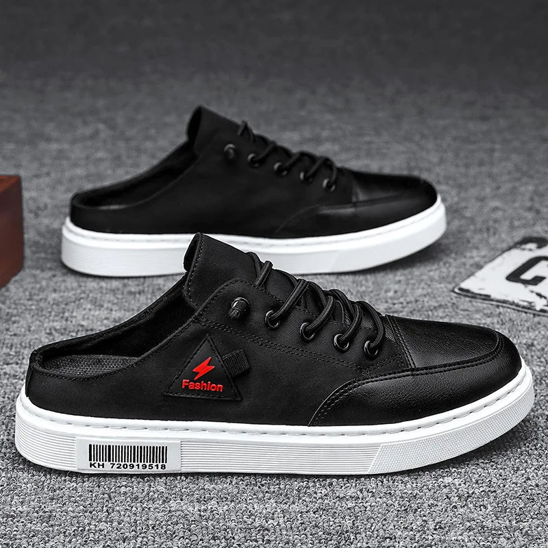 Men's Slip-ons Canvas Shoes Non-heel Casual Shoes Autumn Summer Slippers 2021 Original Fashion Male Sneakers Zapatos De Hombre