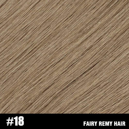 Fairy Remy Hair 20-22" Remy Keratin Flat Tip Human Hair Extensions Straight Capsules Natural Pre Bonded Hair 0.8g/Strand