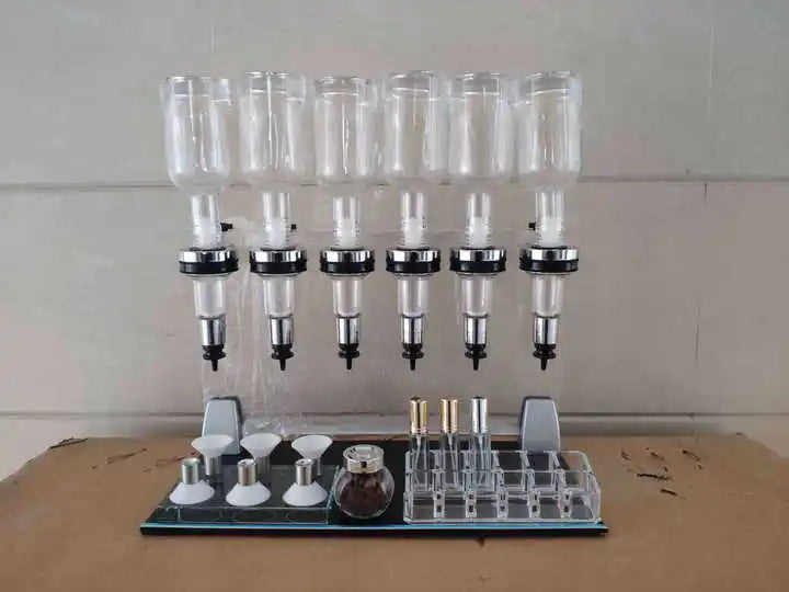 Designed Cheap 12 Bottle Perfume Dispenser Bottle Filling Machine Perfume bar for Perfume Filling