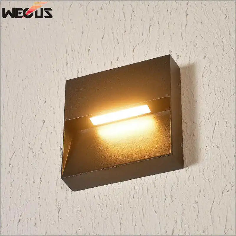 LED Stair Light Recessed Wall Light Wall Sconce Outdoor LED Stairs Light Aluminum Step Lights Staircase Lighting