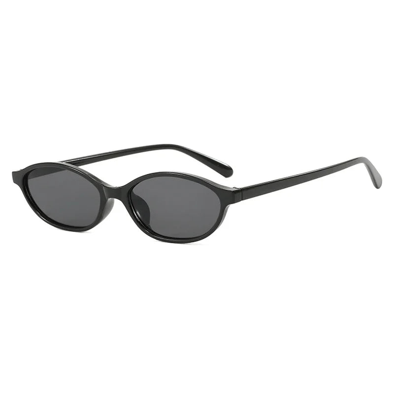 Superhot Eyewear 13409 Fashion 2024 Women Vintage Oval Cat Eye Narrow Travel Shades Sunglasses