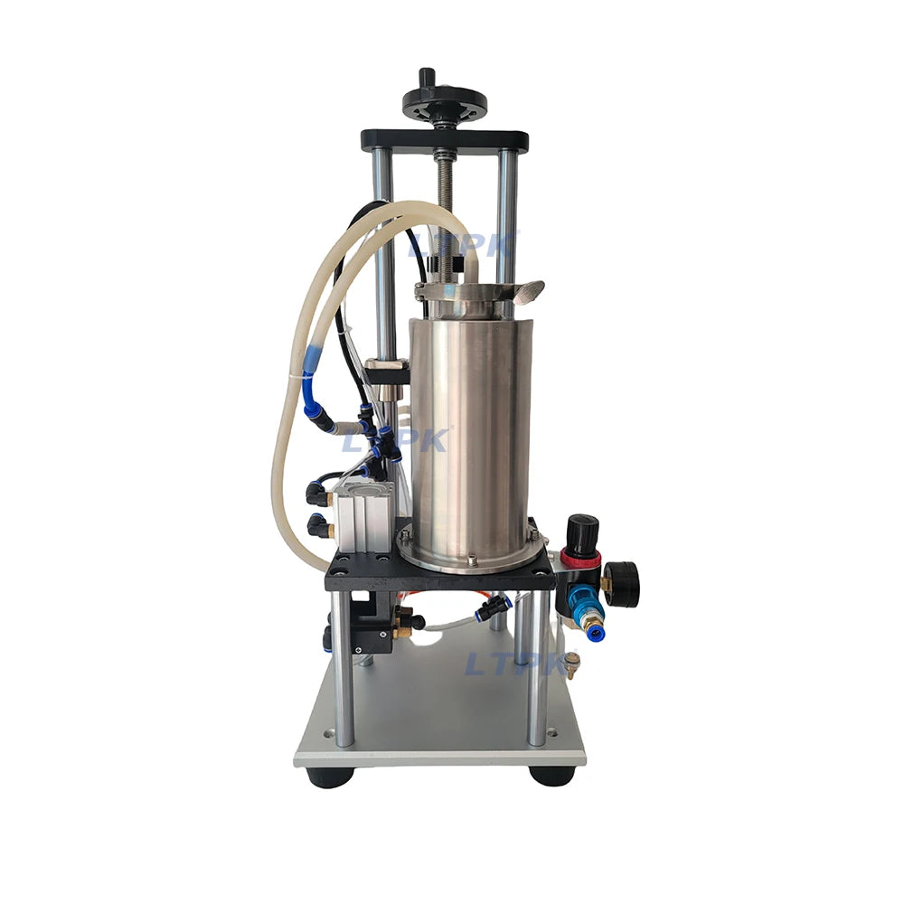 LTPK LT-VPF1 Small Semi-automatic Pneumatic Perfume Vacuum Single Head Negative Pressure Glass Bottle Liquid Filling Machine