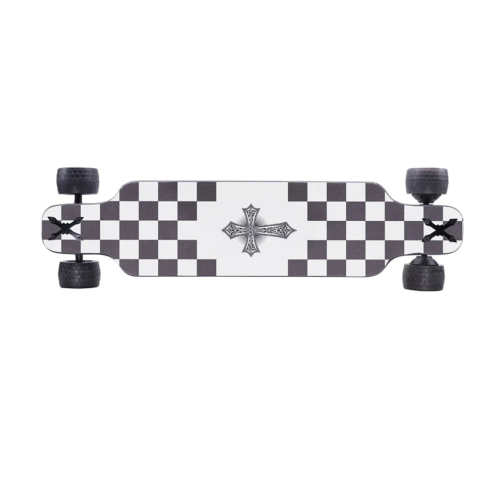 Electric Skateboard Hot Seller 500w*2 Dual Hub Motor Electric Sk8board 150mm PU Electric Longboard 105mm PU Wheels Adult 5 Hours