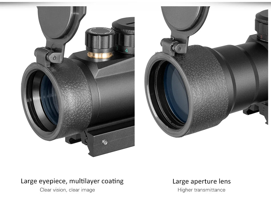 DIANA 3X44 Green Red Dot Sight Scope 2X40 Red Dot 3X42 Tactical Optics Riflescope Fit 11/20mm Rail 1X40 Rifle Sight for Hunting