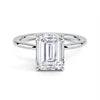 Starsgem 1CT DEF VS VVS Emerald Cut 10k 14k 18k White Rose Yellow Gold Lab Diamonds Jewelry Rings