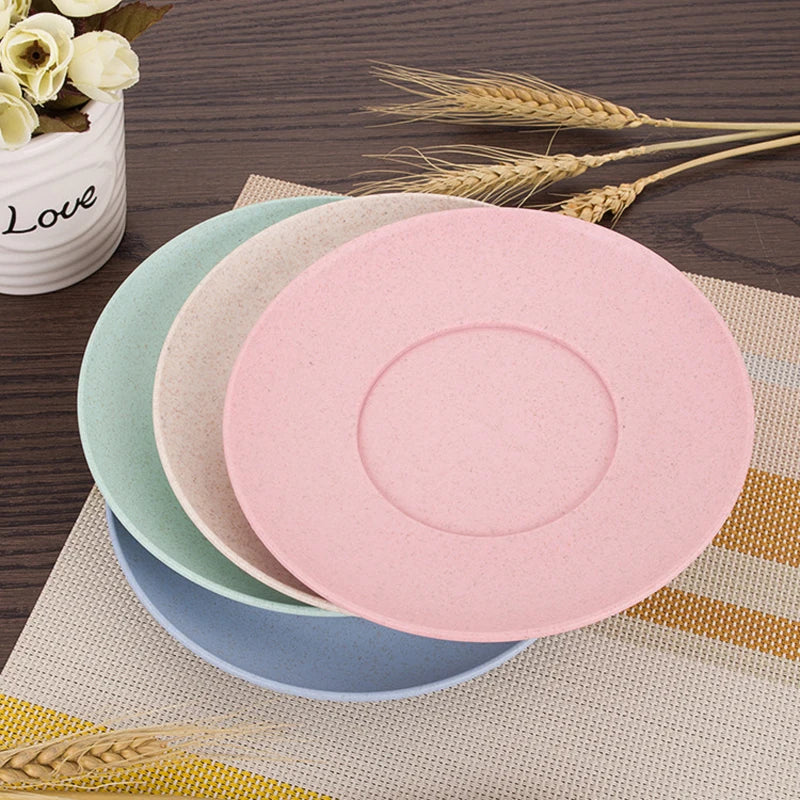 Household Cup, Plate, Single Pack Cereal Bowl, Fruit Fork, Gift Tableware, Rice Bowl, Eco - friendly Wheat Straw Plastic Bowl