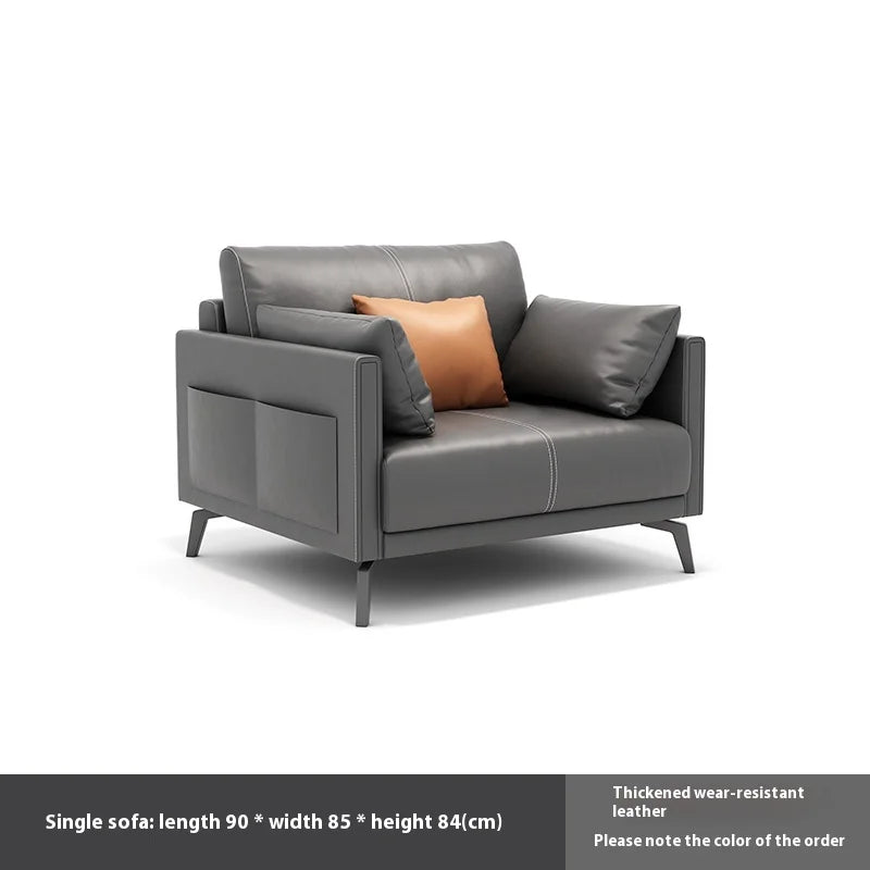 OSF104 Modern Executive Office Reception Sofa PU Leather Set for Hotel School Hospital-for Waiting Rooms