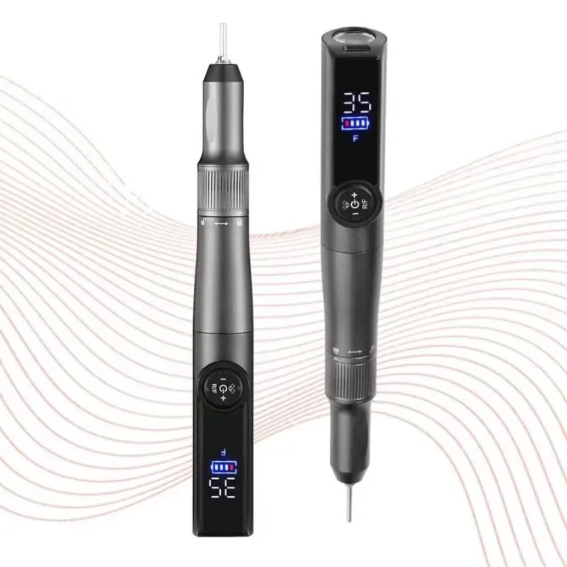 Portable Mini 2-in-1 Rechargeable Nail Drill 35000 RPM Wireless Design UV Lamp Electric Nail Polish Acrylic Polish for Nail