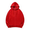 Comfortable Fabric Cotton Men's Hoodies Zipper up Hooded Sweatshirts Support Custom Printed logo Sweater