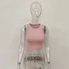 Liu Ming Cheap New Fashion Women's Summer Crop Top Wholesale Basic Sports Tank Tops Sexy Seamless Knitted