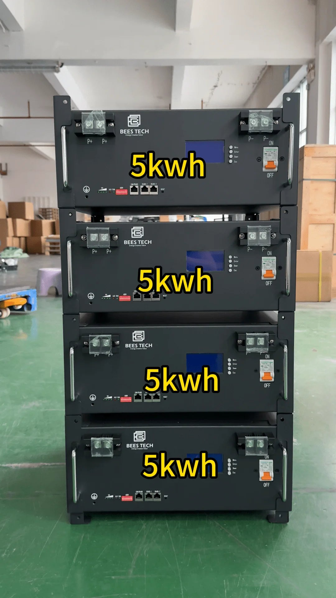 600ah 30kw 40kwh Home Lithium Battery Pack 600ah 51.2V Solar System 48V Lifepo4 Lithium Ion Battery for Solar Panel 51.2V
