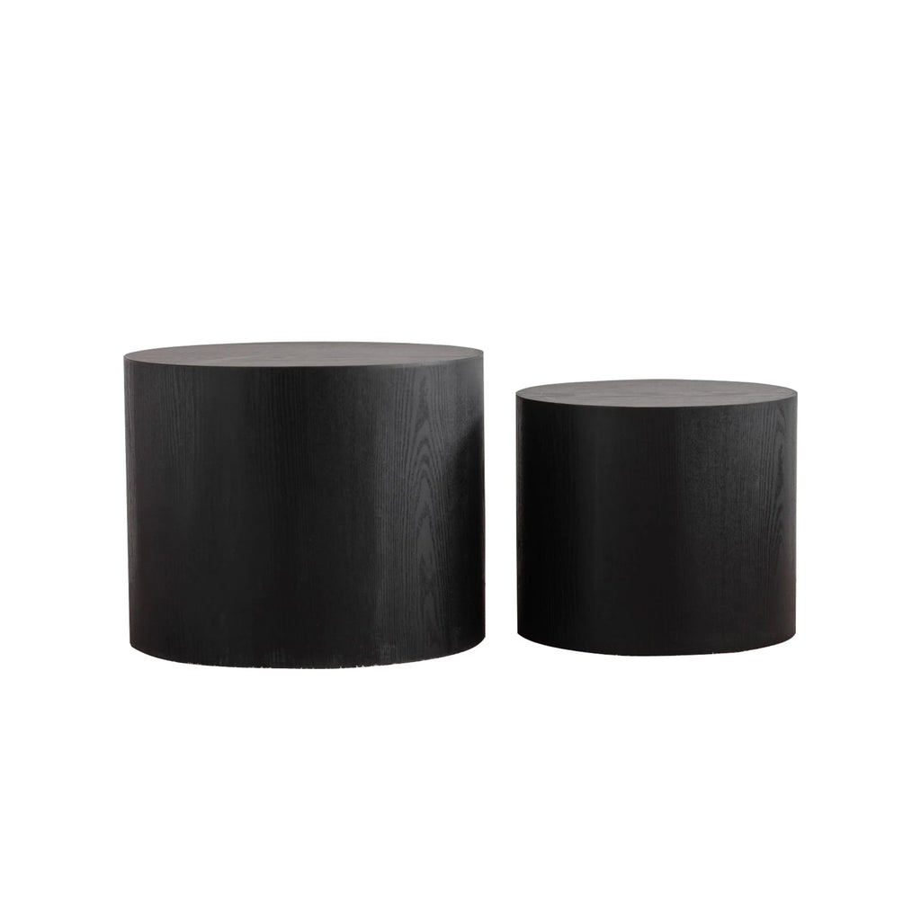 Nesting Modern Coffee Table Set 2 Wooden Foldable for Small Space Living Room Furniture