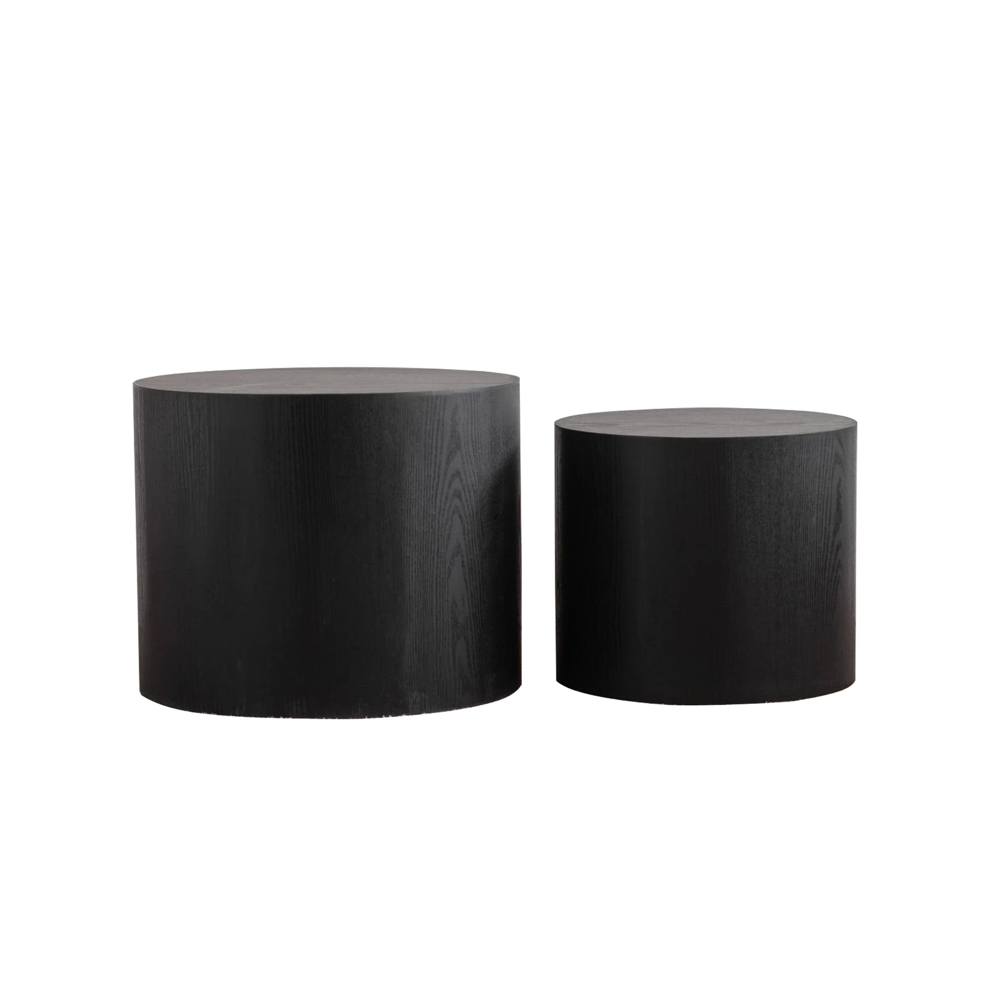 Nesting Modern Coffee Table Set 2 Wooden Foldable for Small Space Living Room Furniture