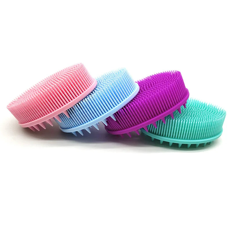 New Product With Hook Body Ball Scrubber Silicone Body Scrubber Belt Baby Bath Shower Brush BATH BRUSH for BADY