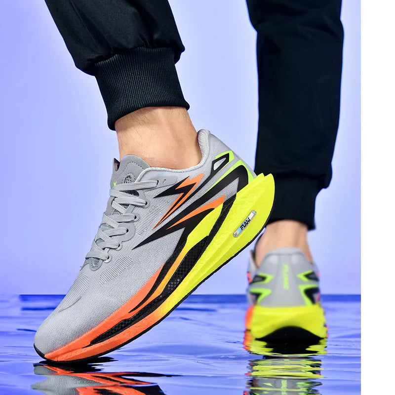 New Design Light Weight Breathable Mesh Upper Anti-Slip Fashion Casual Trainers Lace-up Tennis Sport Shoes for Men Spring Autumn