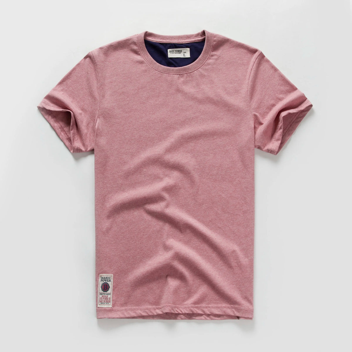 Men's T-Shirt Cotton Solid Color T Shirt Men Casual O-Neck Basic T-Shirt Male High Quality Classical Tops