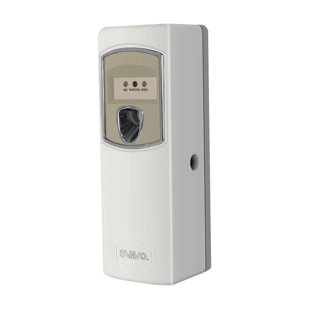 SVAVO Automatic Aerosol Dispenser Wall Mounted Light Sensor Timing Air Freshener Auto Perfume Dispenser for Home Toilet