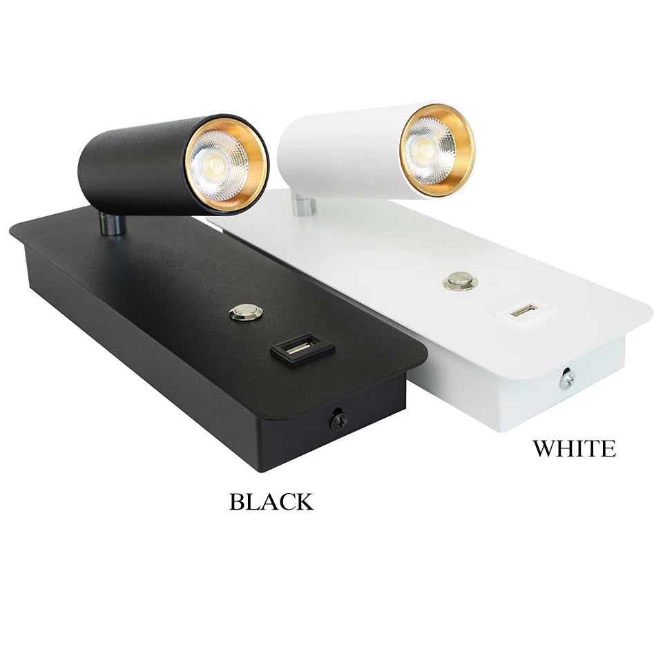 Indoor led wall lamps DC5V USB charge led  wall light bedroom modern wall lamp stair study livingroom sconce